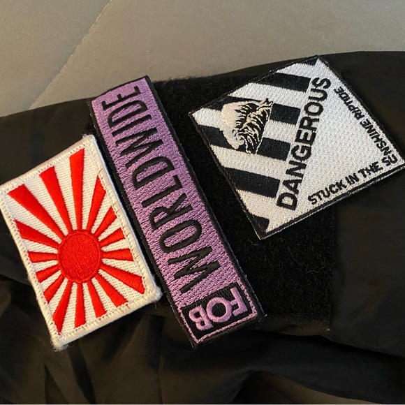 2017 Black and Purple Fall Out Boys Mania Tour Jacket - Picture 6 of 7